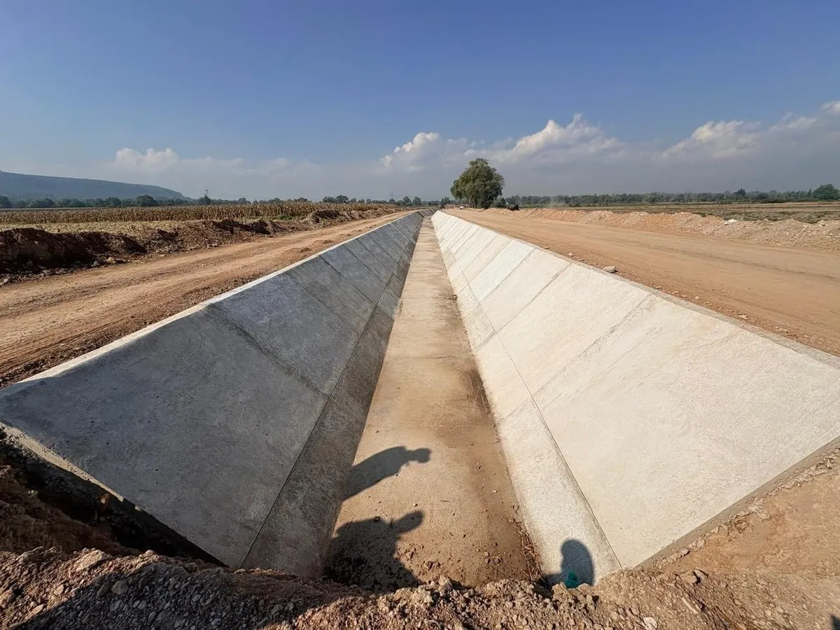 Conagua realiza recorrido de supervisión por canal principal Tlamaco-Juandhó