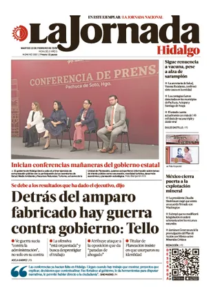 La Jornada Hidalgo | 10 de febrero de 2026