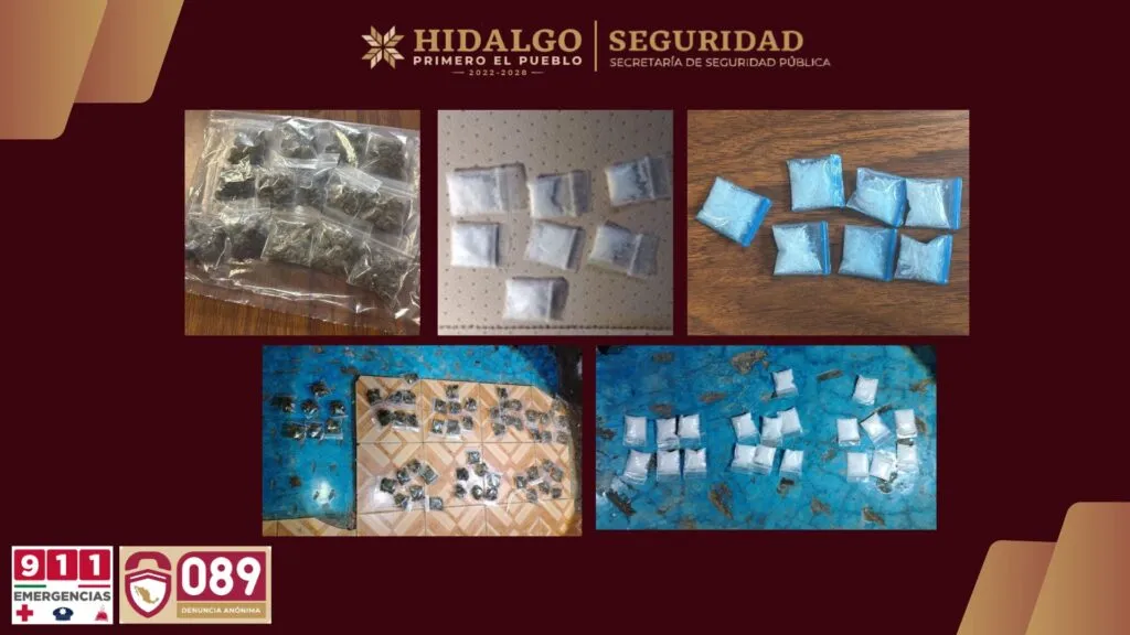 ¡Además de violentos, distribuidores! Detienen a dos en Hidalgo