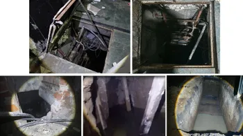 Túnel localizado durante un cateo en Cuautepec.