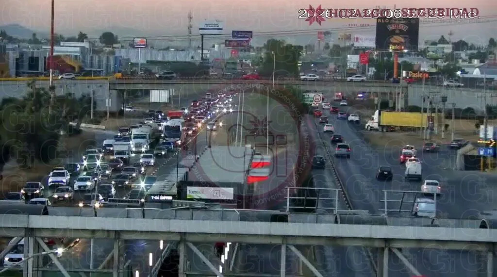 México-Pachuca presenta severo congestionamiento esta mañana