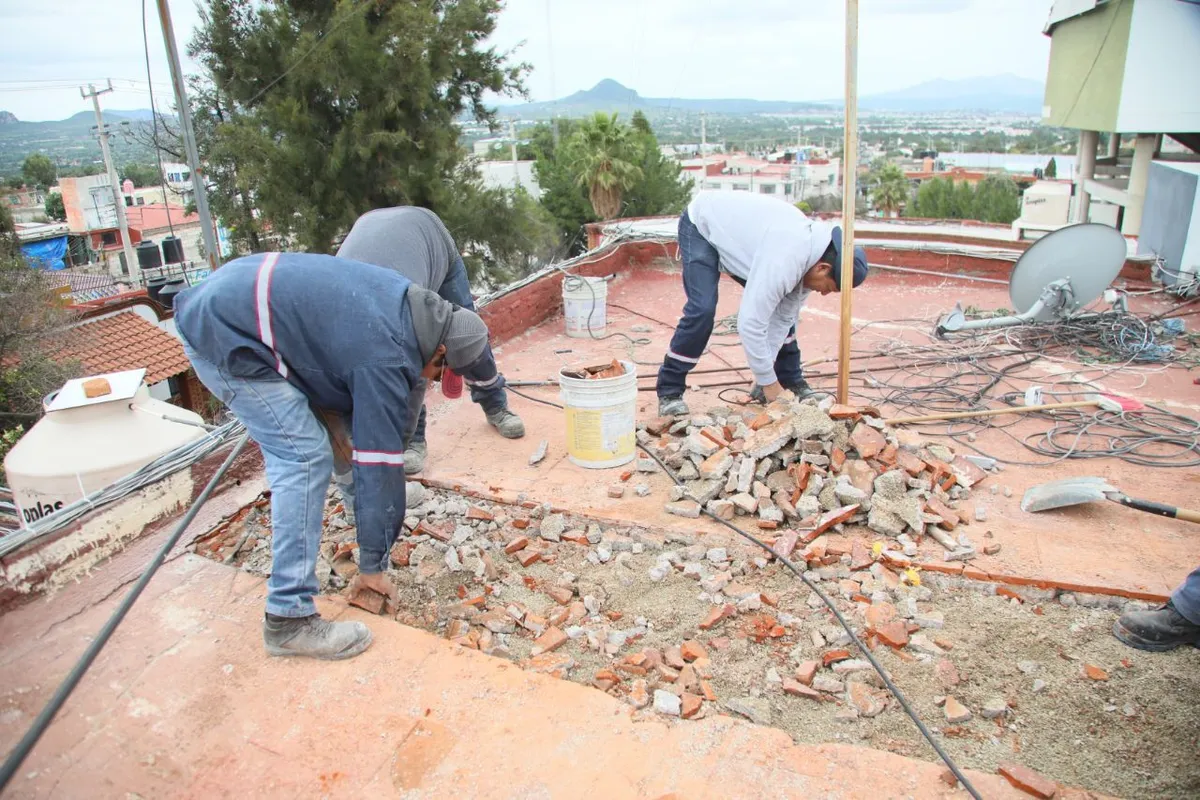 Sede del ayuntamiento de Mineral de la Reforma enfrenta grave deterioro