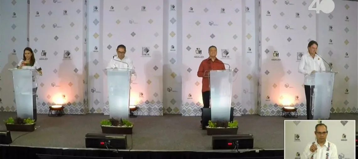MINUTO A MINUTO| SEGUNDO DEBATE candidatos a gobernador de Hidalgo