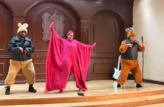 Escena de la obra infantil Manti en La Garza