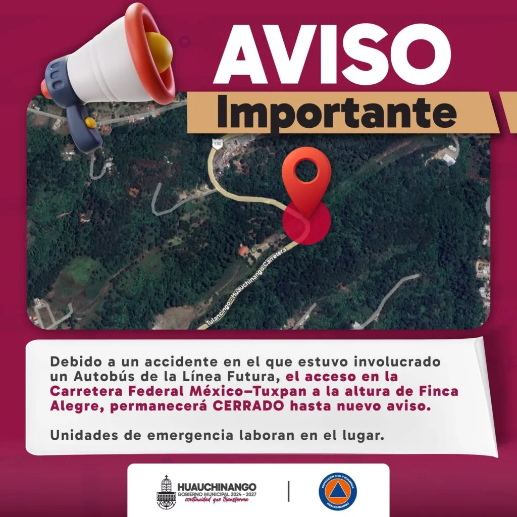 Otro accidente en la México-Tuxpan: autobús Futura cae a barranco; habría decenas de heridos | VIDEO