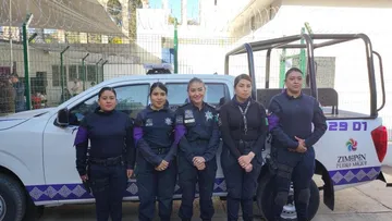 Presentan Policía Violeta en Zimapán