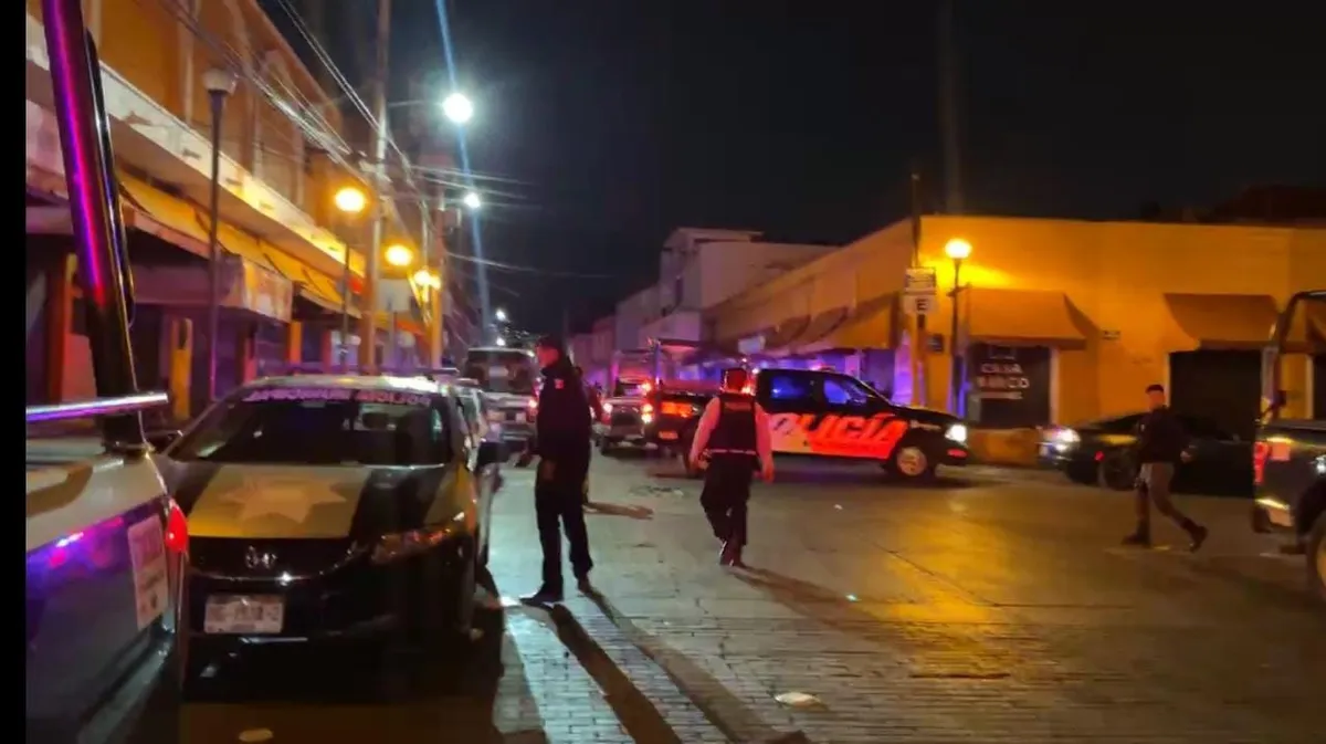 Balacera en centro de Pachuca deja cuatro muertos
