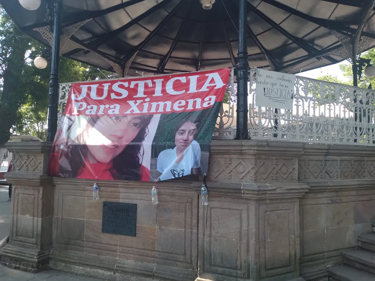 Manifestación por justicia para Ximena en Tulancingo
