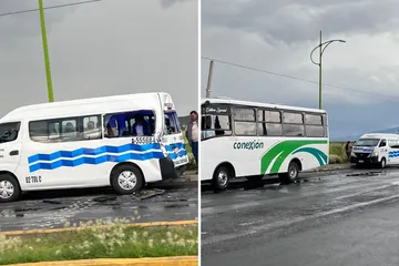 Protección Civil atendió a pasajeros heridos en fuerte percance registrado en Tolcayuca.
