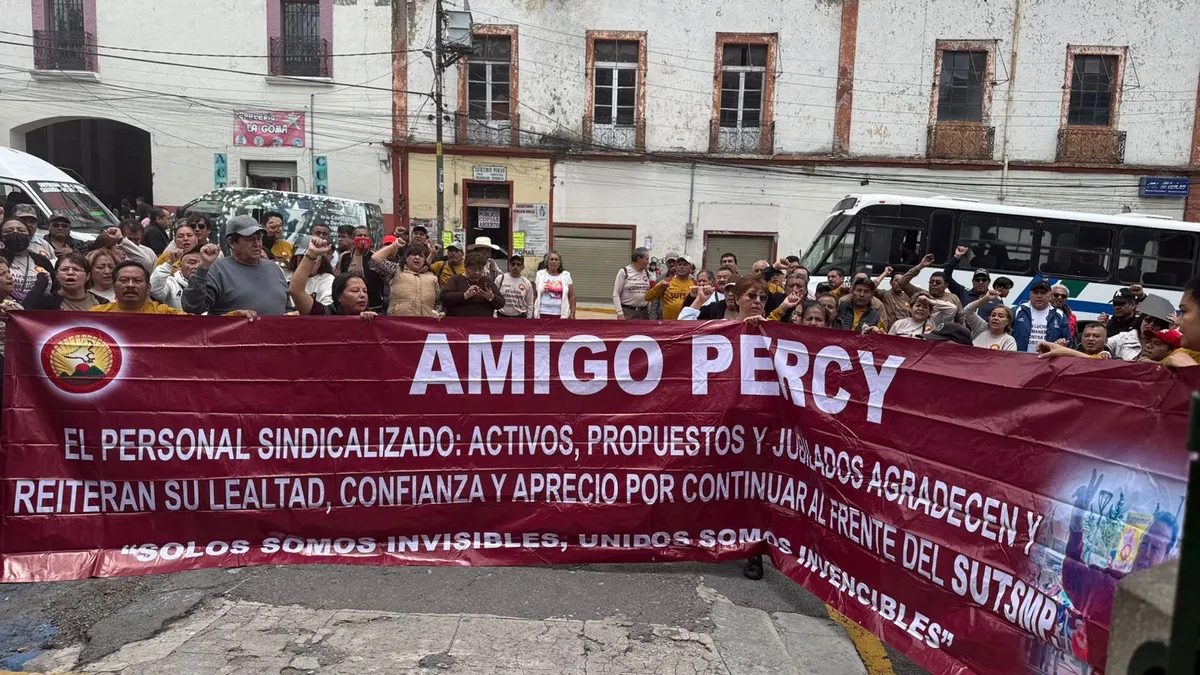 Sindicato de Pachuca protesta por caso de su líder; acusan persecución política