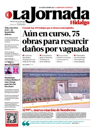 La Jornada Hidalgo | 21 de julio de 2026