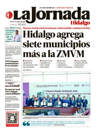 La Jornada Hidalgo | 04 de agosto de 2026