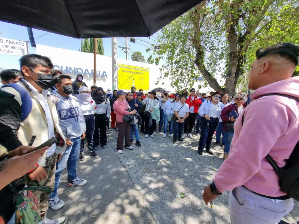 Poca convocatoria de la CNTE en marcha en Pachuca: ¿qué exigen los docentes?