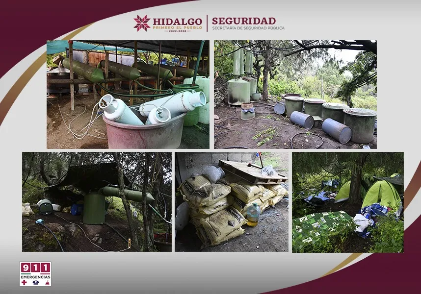 Acatlán: Desmantelan laboratorio clandestino donde se elaboraba droga sintética