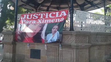 Manifestación por justicia para Ximena en Tulancingo