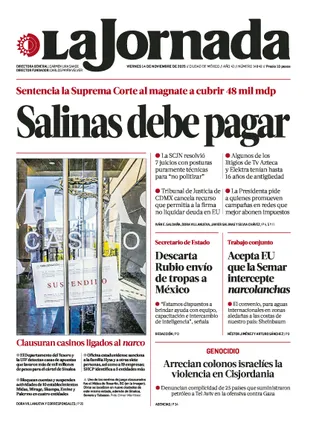 La Jornada | 14 de noviembre de 2025