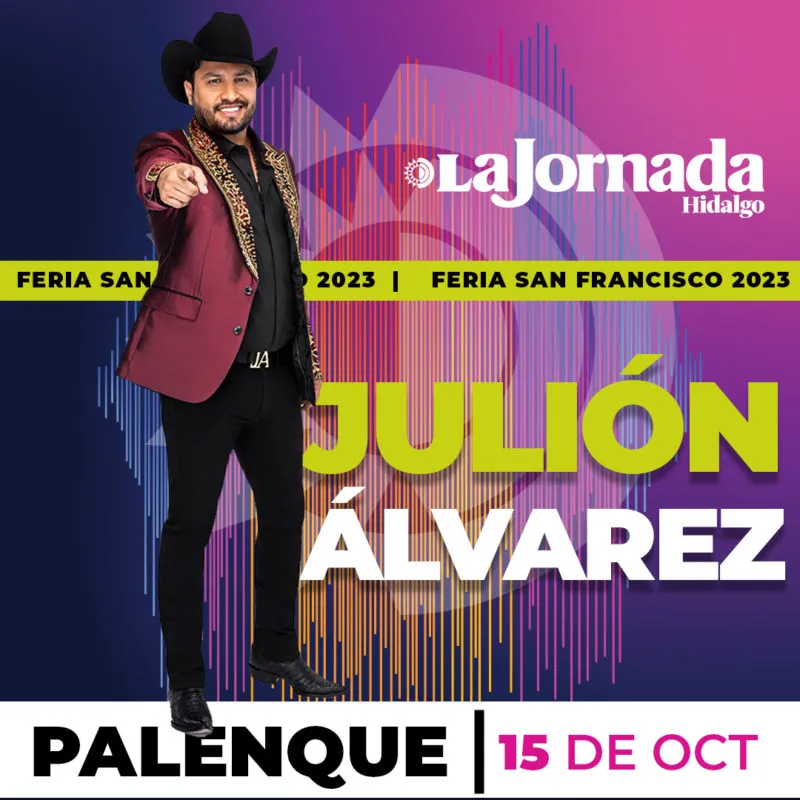 Julión Álvarez en Pachuca 2023: ¡Gana un pase doble para su Palenque!