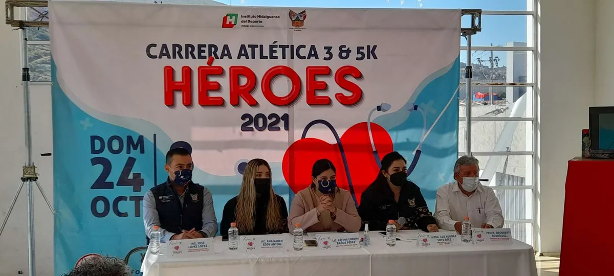 Anuncian la Carrera Atlética ‘Héroes 2021’ en Pachuca