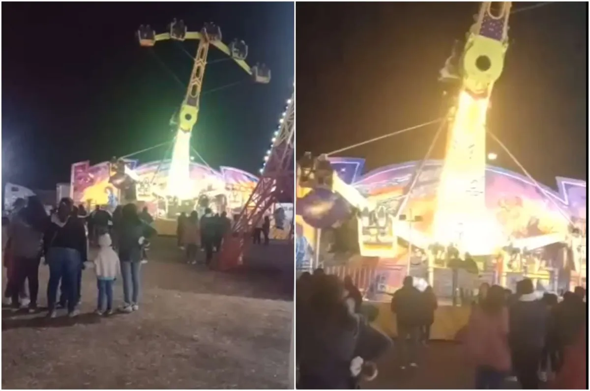 Feria de Tizayuca: Falla otro juego mecánico en menos de una semana