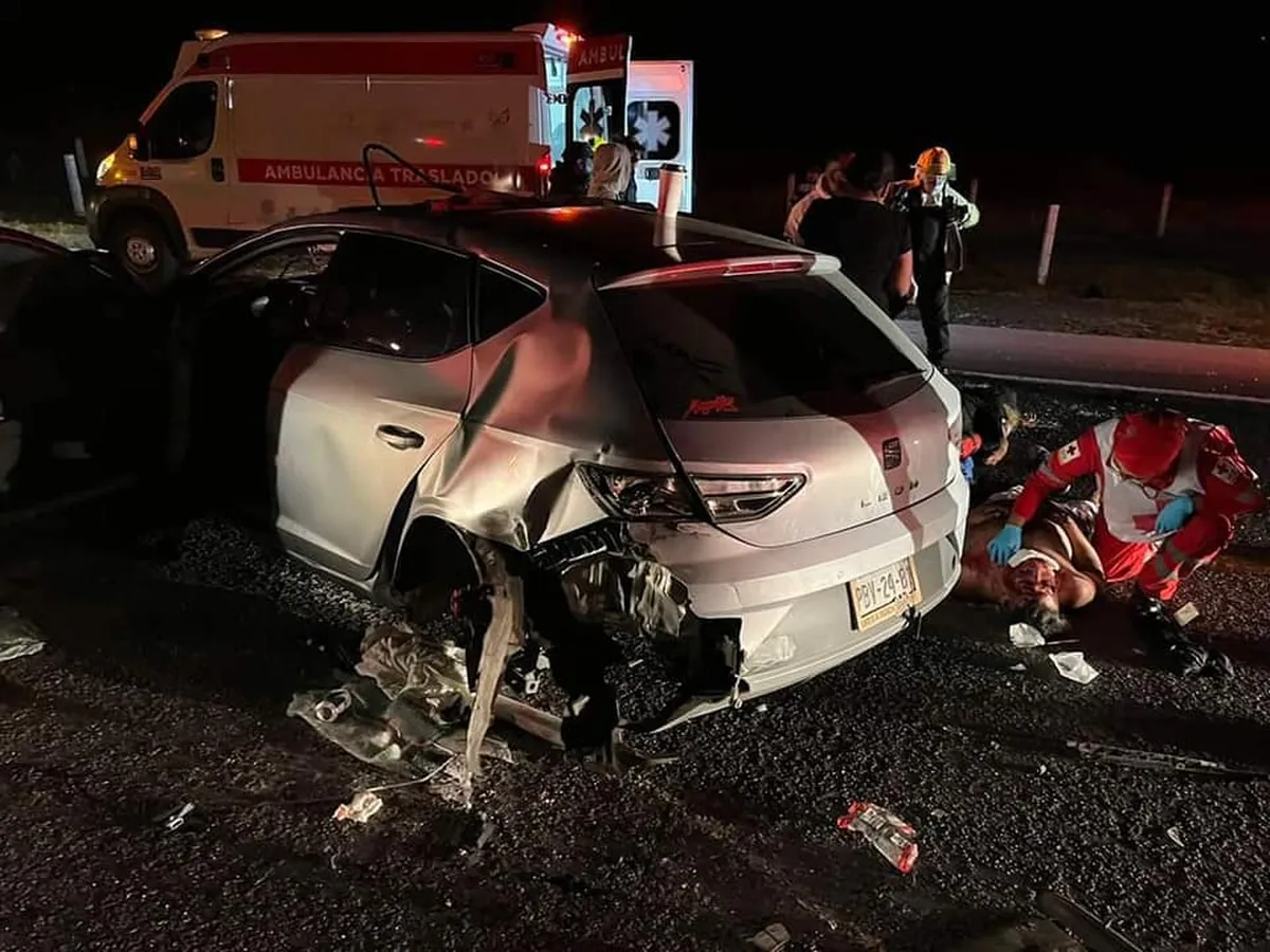 Accidente en la México-Tuxpan: un muerto y cuatro lesionados
