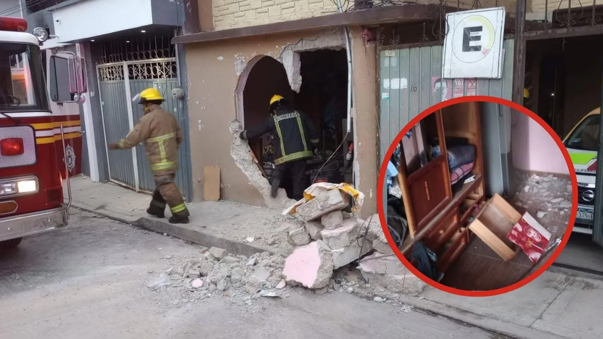 Explosión por gas LP en vivienda