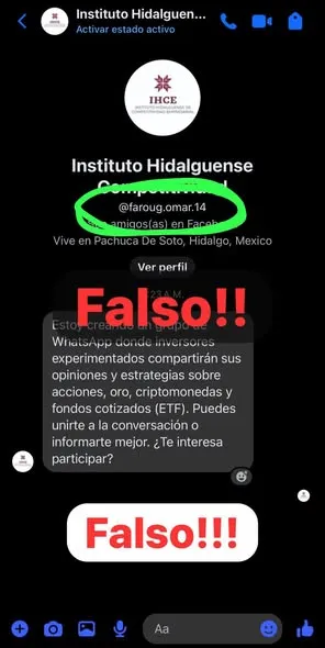 Detectan perfiles falsos de titular de la Sedeco y del IHCE