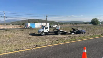 Fuerte accidente en la México-Pachuca deja tráfico pesado este sábado