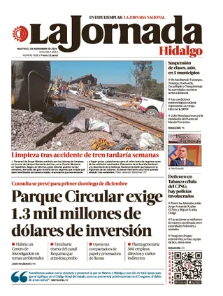 La Jornada Hidalgo | 11 de noviembre de 2025