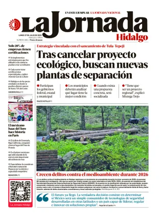 La Jornada Hidalgo | 27 de julio de 2026