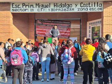 ¿Habrá paro de labores del SNTE en Hidalgo? Colocan lonas
