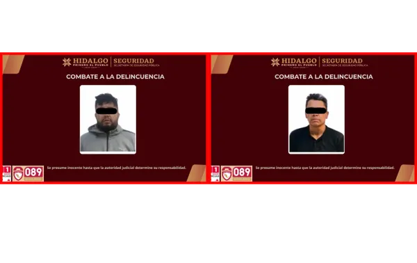 detenidos por robo en Pachuca y Mineral de la Reforma