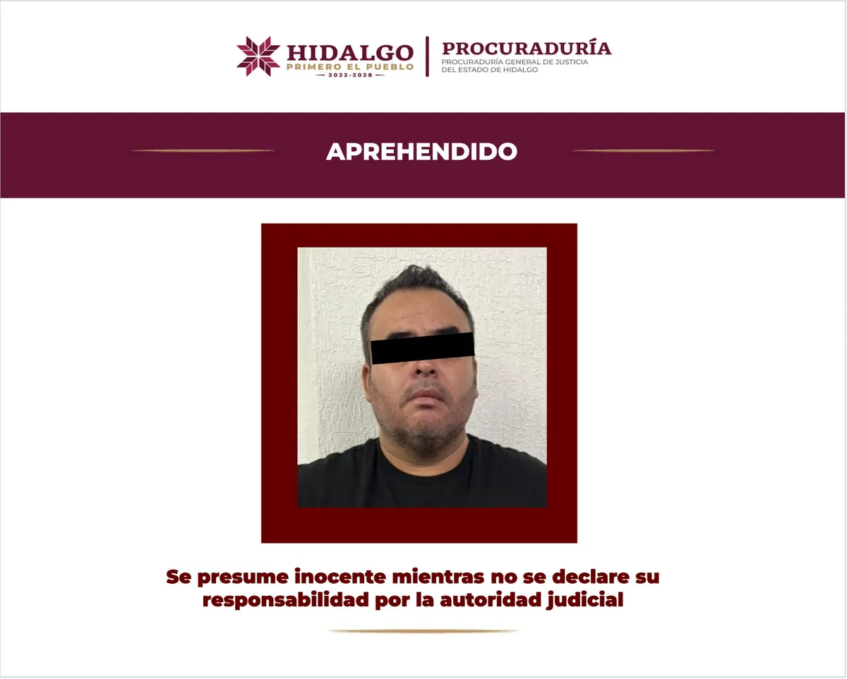 Presunto responsable de homicidio en Tula es detenido en Puebla