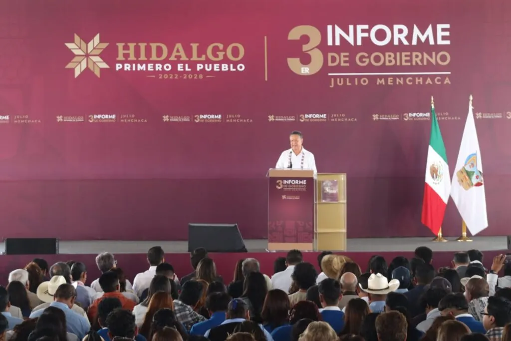 Tercer Informe: Julio Menchaca anuncia inversión de 354 mdp para saneamiento del Río Tula