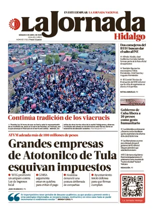 La Jornada Hidalgo | 04 de abril de 2026
