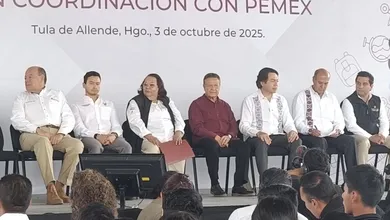 Gobernador Julio Menchaca en visita la región Tula