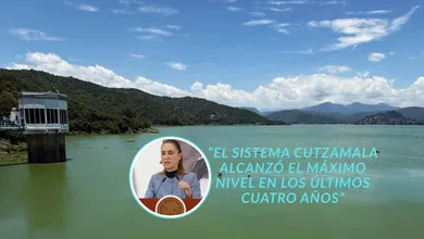 Sheinbaum informó que el Cutzamala garantiza agua suficiente para CDMX y Edomex hasta 2026.