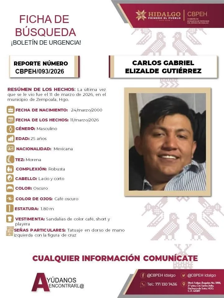 Familiares y transportistas protestan en el C5i Hidalgo por desaparición de joven en Zempoala