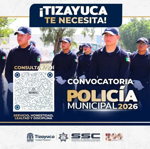 Tizayuca refuerza seguridad con operativos coordinados y mantiene abierta convocatoria policial 2026