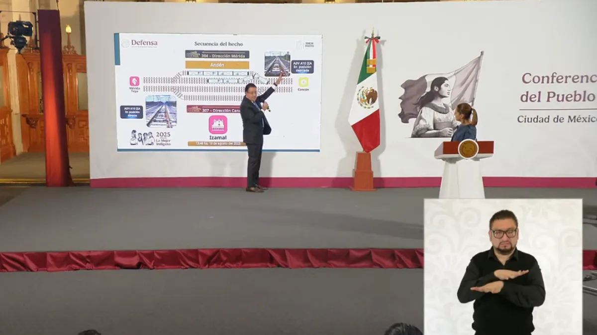 Autoridades del Tren Maya confirmaron que no hubo descarrilamiento y que los pasajeros están a salvo.