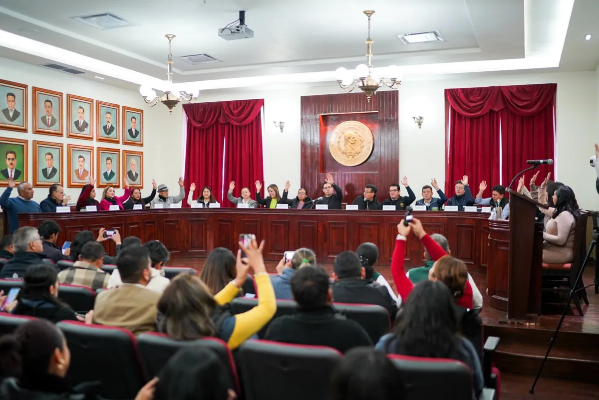 Sesión del Congreso de Pachuca