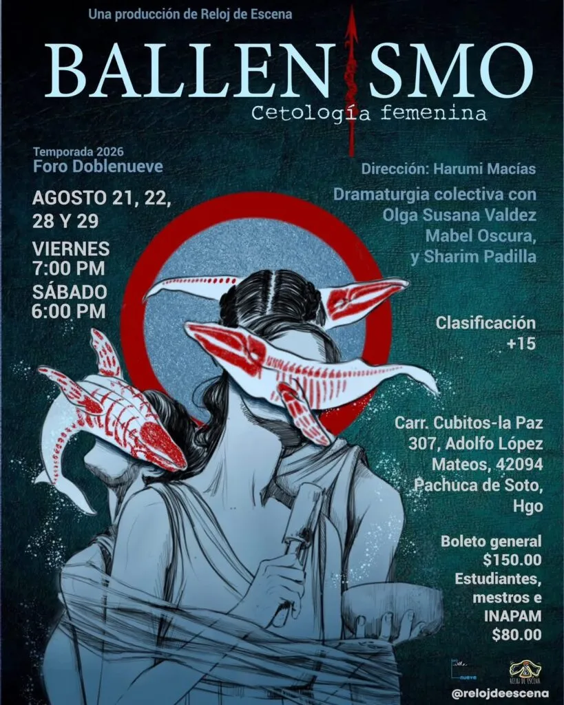 “Ballenísmo: Cetología Femenina” llega a Pachuca con una mirada al cuerpo femenino y la crisis ambiental