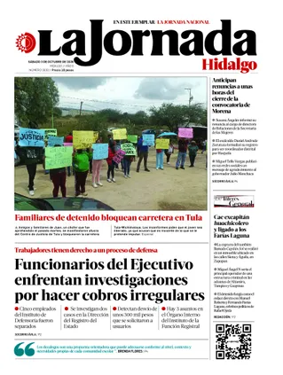 La Jornada Hidalgo | 3 de octubre de 2026