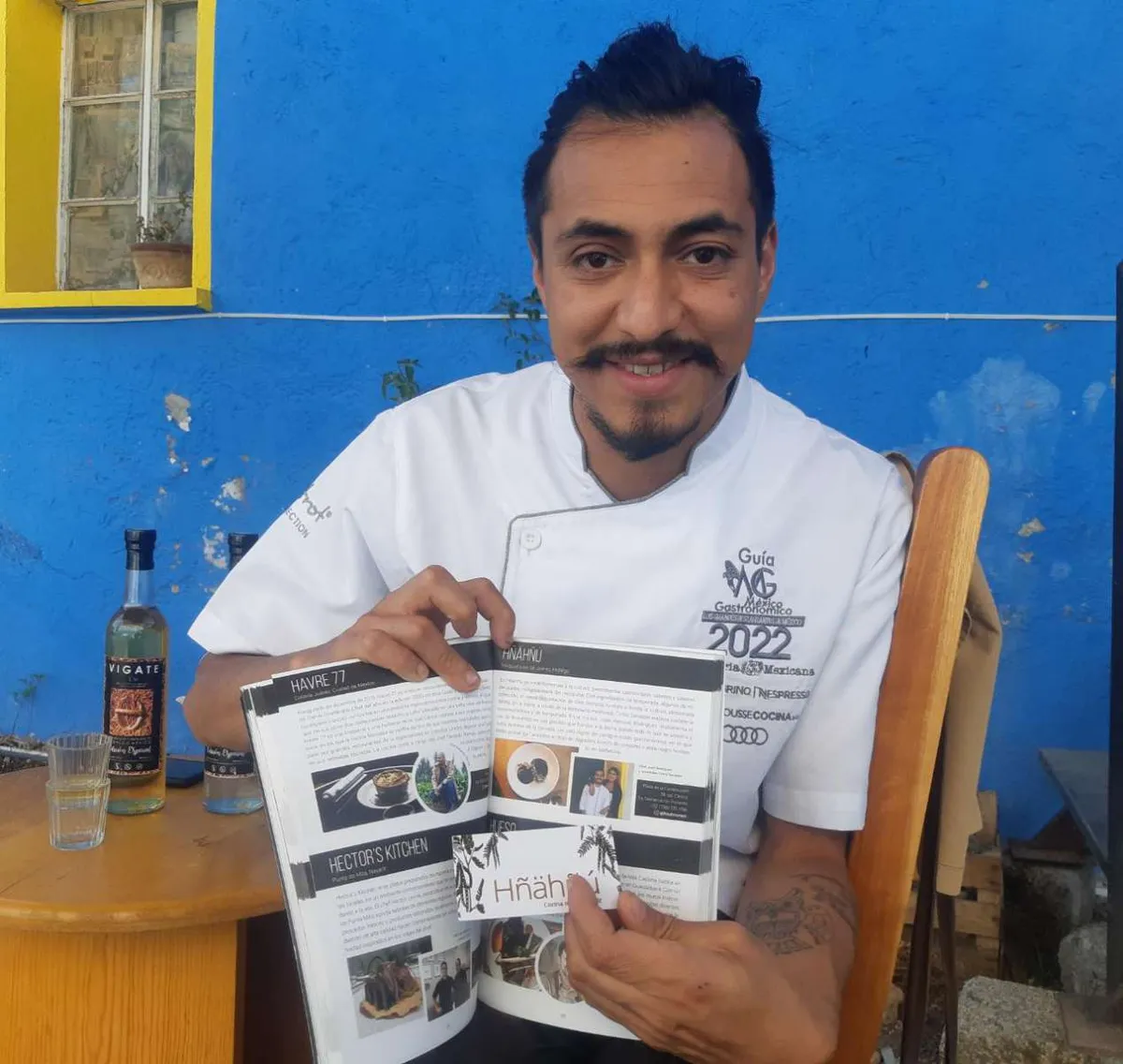 Cheff recibe beca para escribir libro de la cultura alimentaria del pueblo otomí