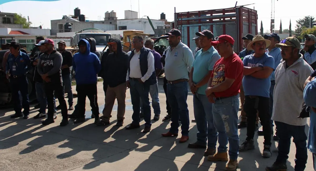 CAAMTH Tizayuca entrega equipamiento y herramientas a trabajadores