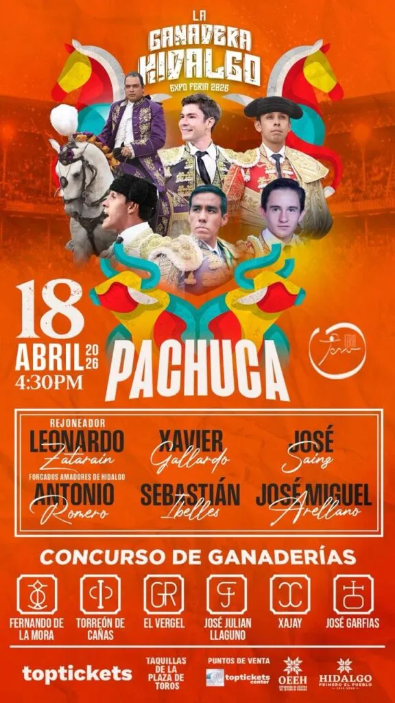 Conoce el programa de la Feria Ganadera Hidalgo 2026