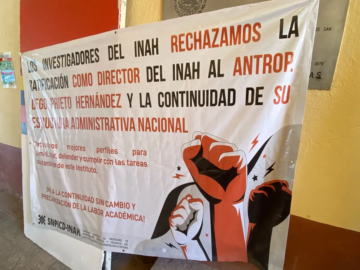 Trabajadores del INAH denuncian hostigamiento y represión por parte del director
