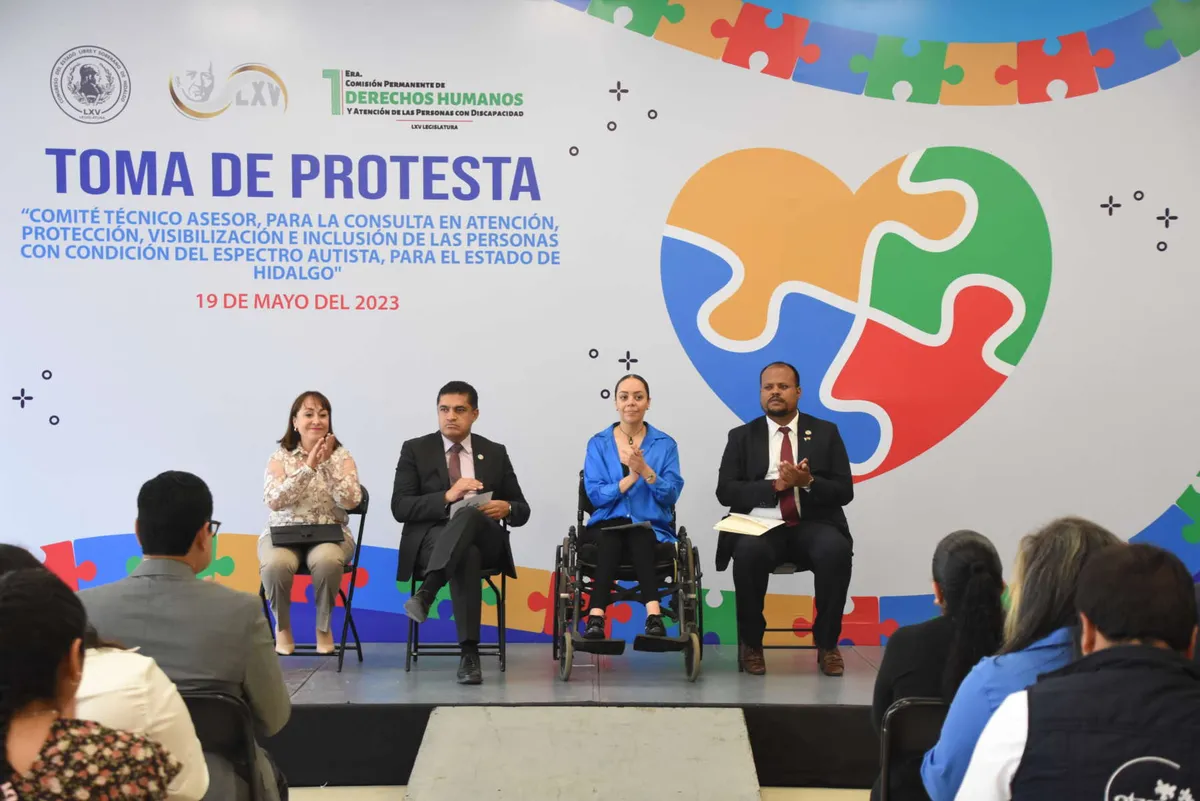 Toman protesta al Comité para la Inclusión de las Personas con condición del Espectro Autista