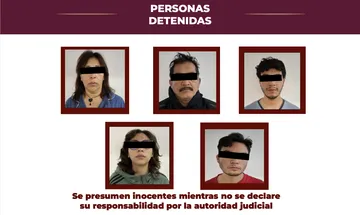 Catean casa en Pachuca y detienen a cinco: aseguran droga, armas y dos vehículos