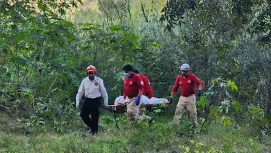 mujer sin vida en Ixmiquilpan