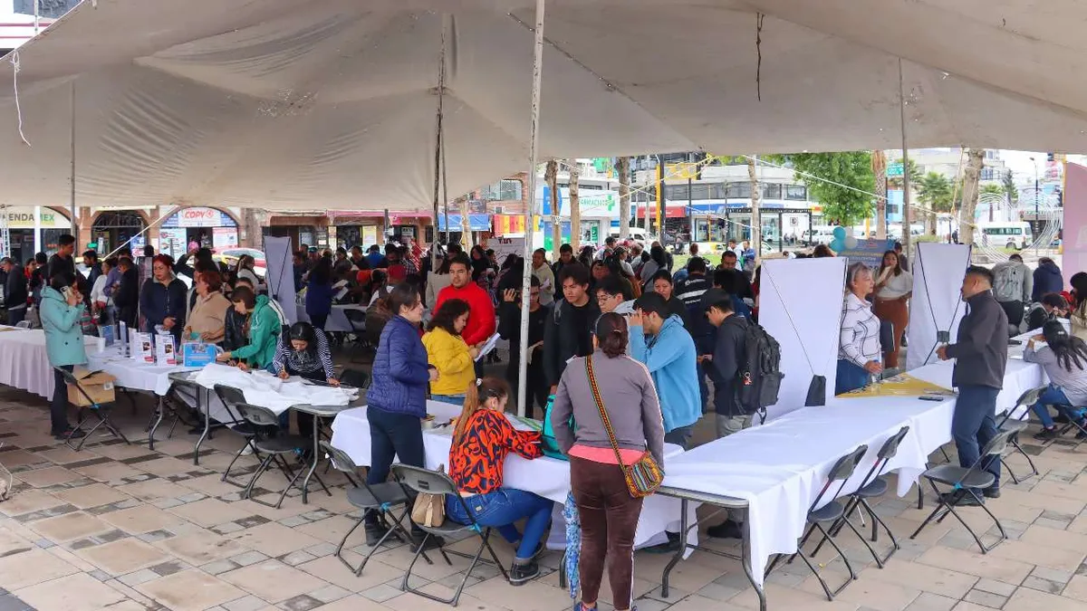 Realizan con éxito Feria del Empleo en Tizayuca